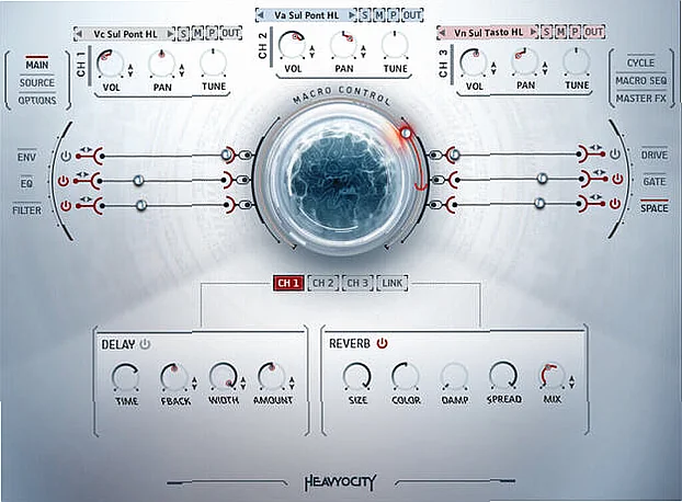 Screenshot of Kontakt Heavyocity - Intimate Textures: NOVO Pack 01