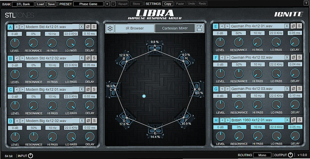 Screenshot of FX Ignite Amps / STL Tones - Libra