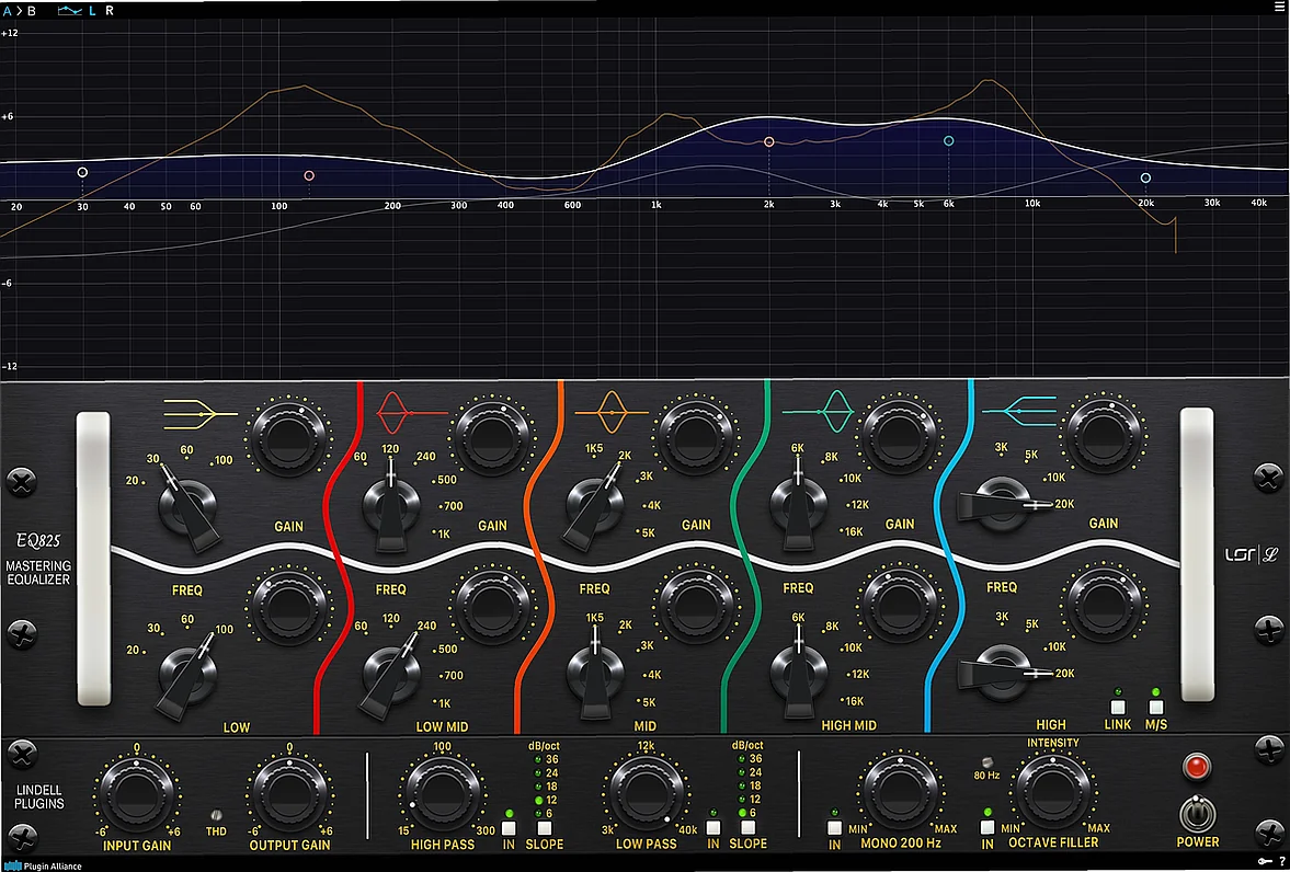 Screenshot of Mastering Lindell Audio - Lindell Audio EQ825