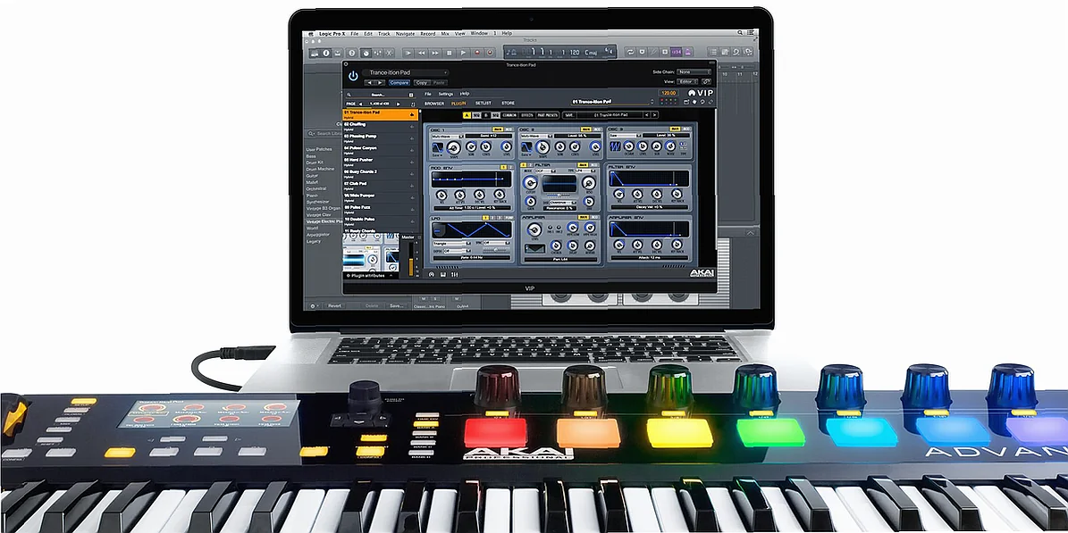 Screenshot of Utility AKAI / Vip Music Software - VIP (Virtual Instrument Player)