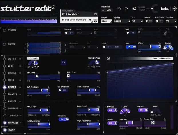 Screenshot of FX iZotope - Stutter Edit 2