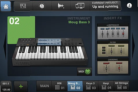 Screenshot of DAW Intua - BeatMaker 2