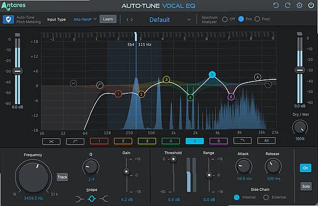 Screenshot of FX free - AutoTune Vocal EQ