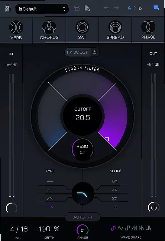 Screenshot of FX free - Storch Filter