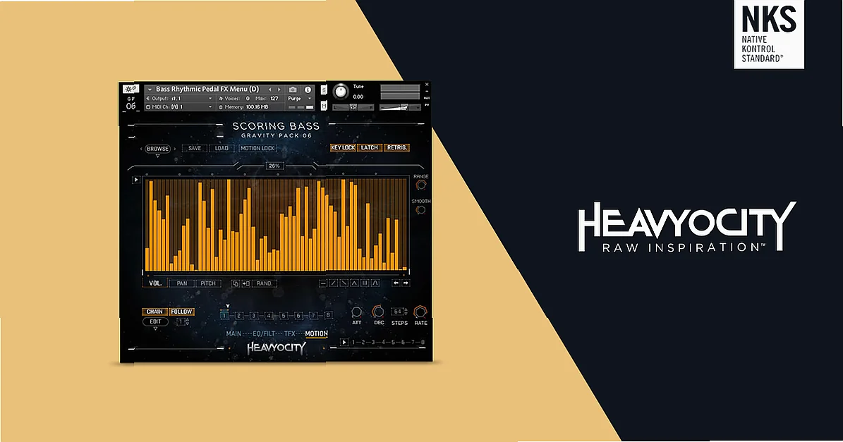 Screenshot of BASS Heavyocity - Scoring Bass