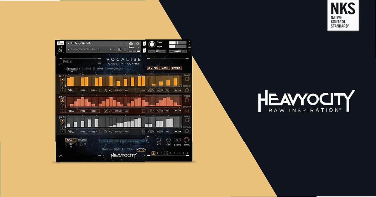 Screenshot of Kontakt Heavyocity - VOCALISE