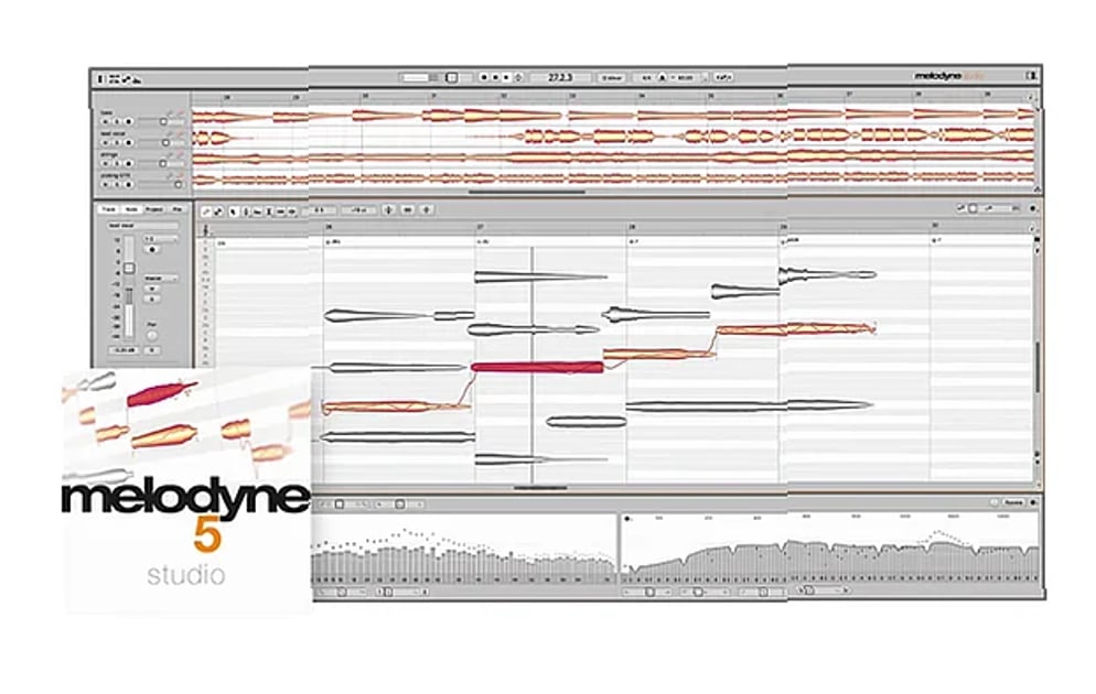 Screenshot of Audio Editing Celemony - Melodyne 5 Studio