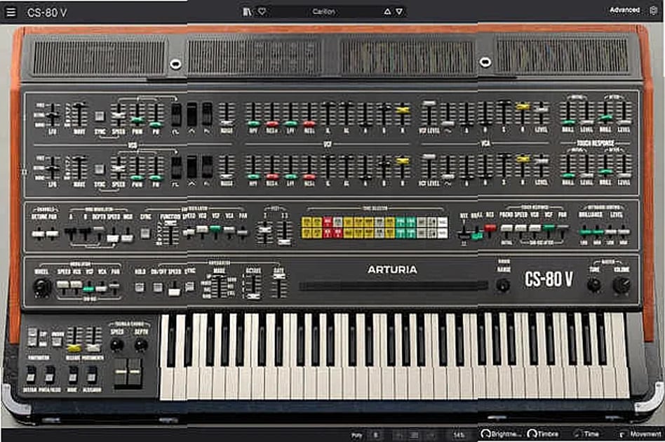 Screenshot of Synthesizer free - CS-80 V4