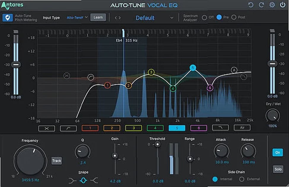 Screenshot of FX free - AutoTune Vocal EQ