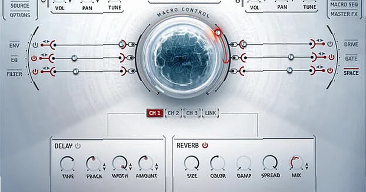 Screenshot of Kontakt Heavyocity - Intimate Textures: NOVO Pack 01