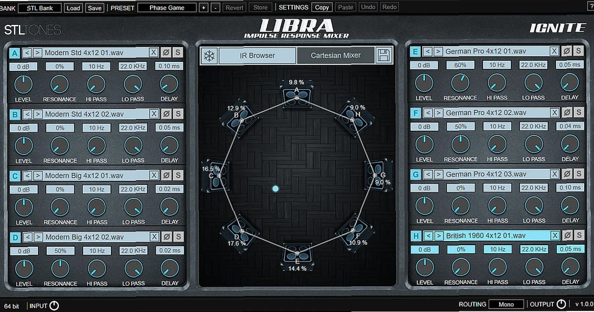 Screenshot of FX Ignite Amps / STL Tones - Libra
