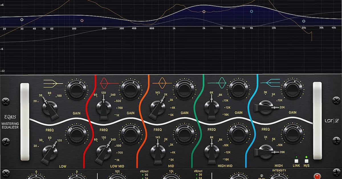 Screenshot of Mastering Lindell Audio - Lindell Audio EQ825