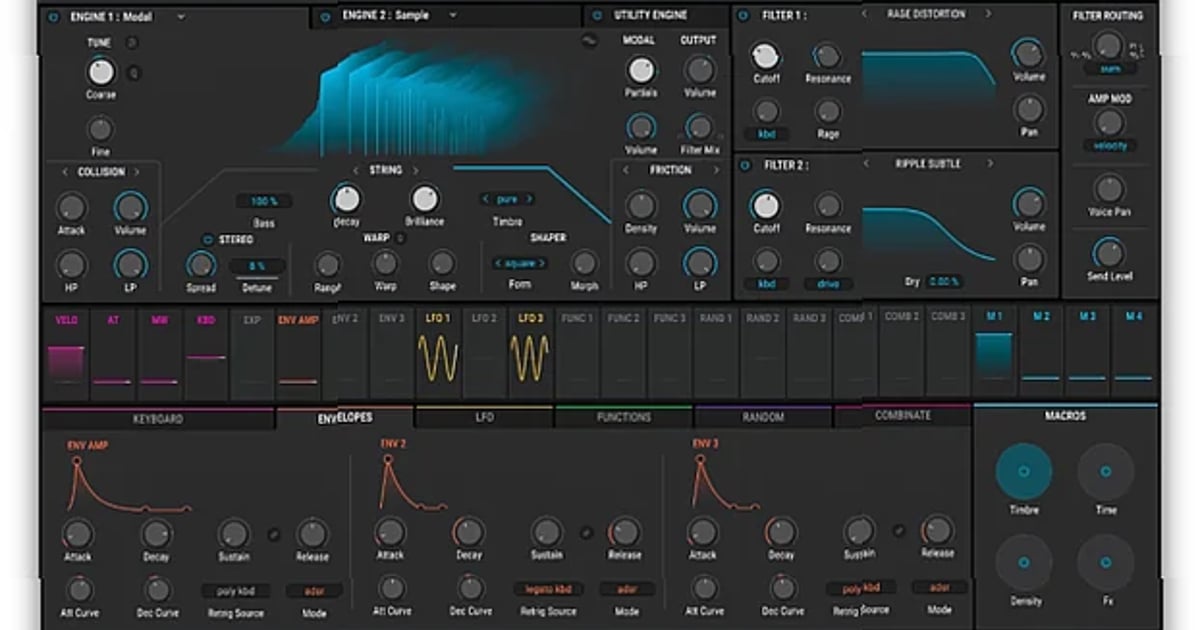 Screenshot of Synthesizer free - Pigments 7