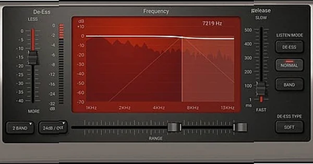 Screenshot of FX IK Multimedia - De-Esser