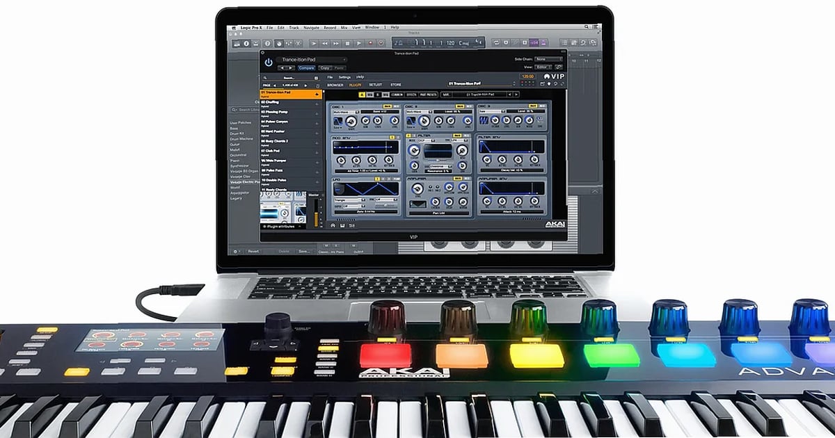 Screenshot of Utility AKAI / Vip Music Software - VIP (Virtual Instrument Player)