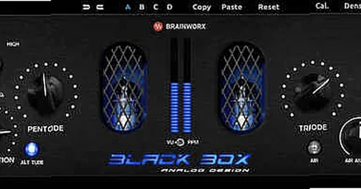 Screenshot of FX Brainworx - Black Box Analog Design HG-2