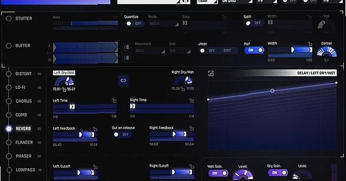 Screenshot of FX iZotope - Stutter Edit 2