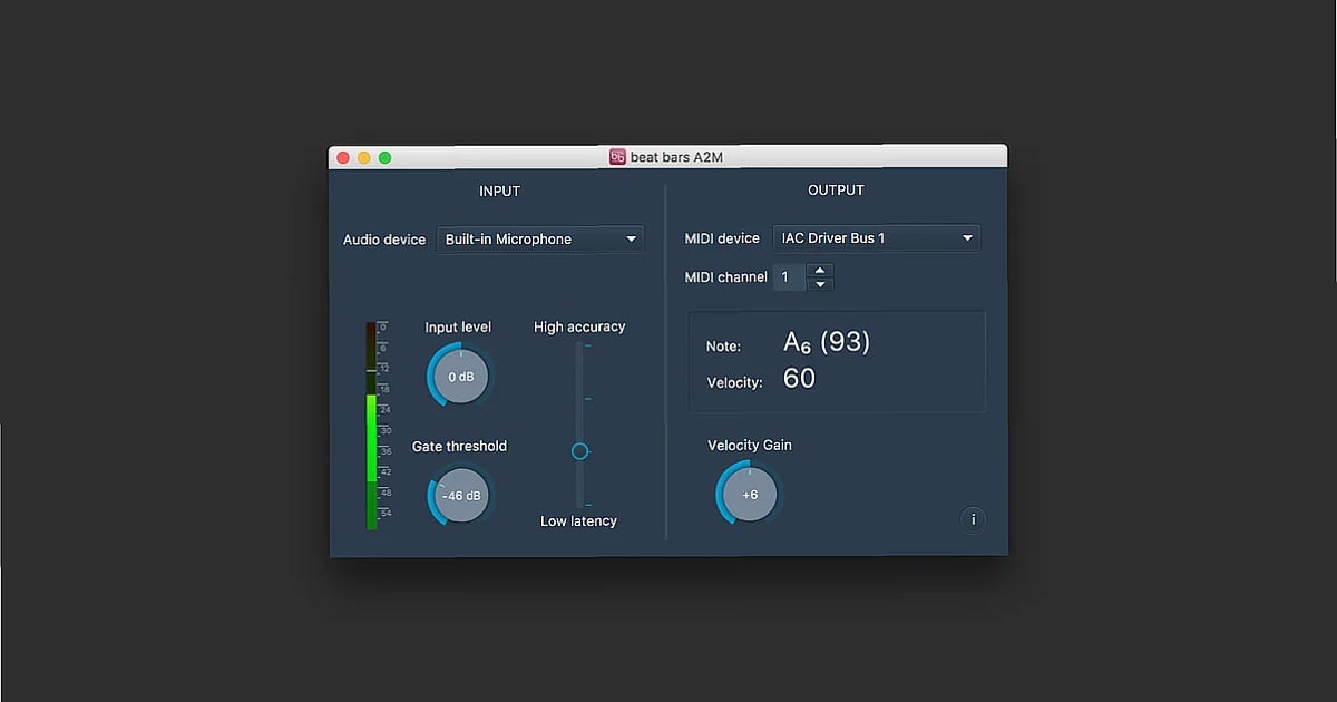 Screenshot of Utility beat bars - A2M Converter