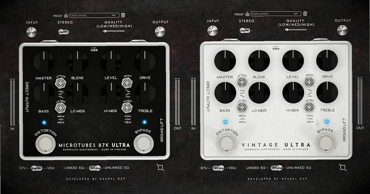 Screenshot of FX Neural DSP - Darkglass Ultra Plugin