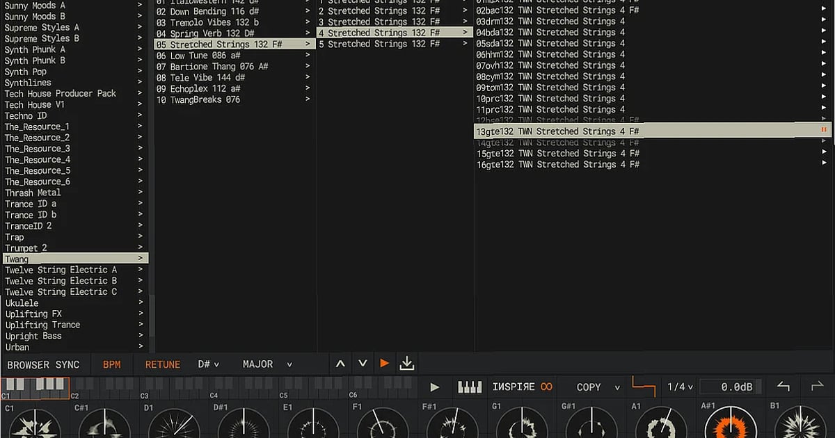 Screenshot of Sampler Ueberschall - Elastik