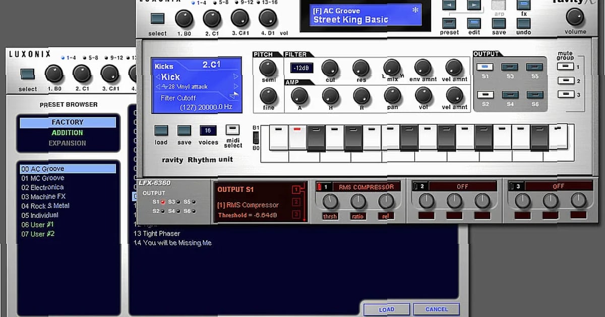 Screenshot of Drums Sonic Cat - Ravity R