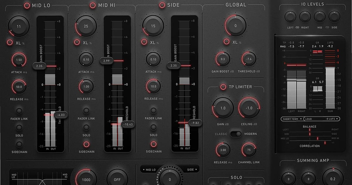 Screenshot of Mastering Brainworx - Brainworx bx_XL V3
