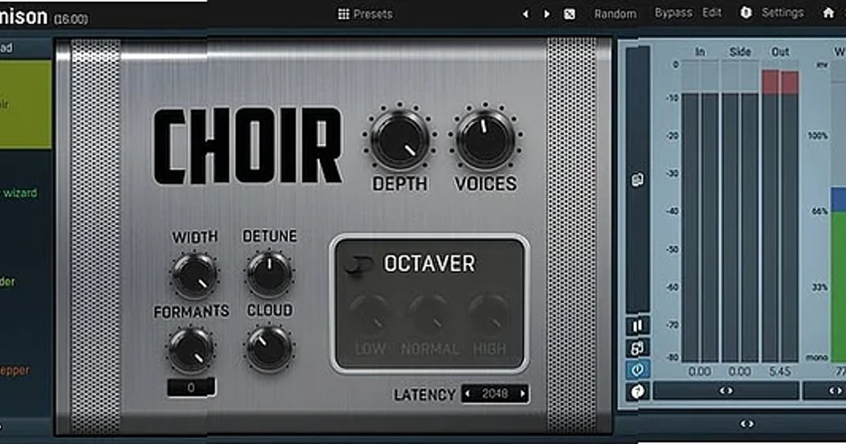 Screenshot of FX MeldaProduction - MUnison