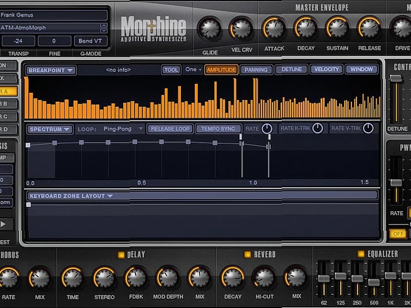 Screenshot of Synthesizer Image Line - Morphine