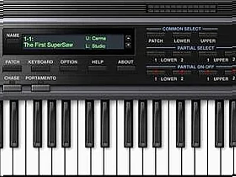 Screenshot of Synthesizer Roland - D-50 Software Synthesizer