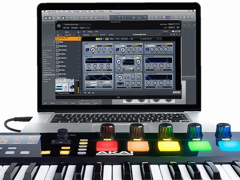 Screenshot of Utility AKAI / Vip Music Software - VIP (Virtual Instrument Player)