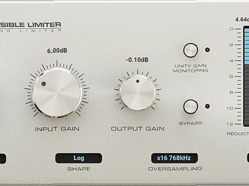 Screenshot of Compressor A.O.M. - Invisible Limiter