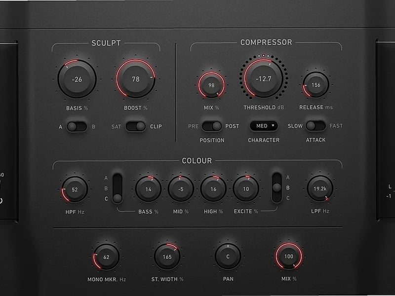 Screenshot of Mixing Brainworx - Brainworx bx_enhancer