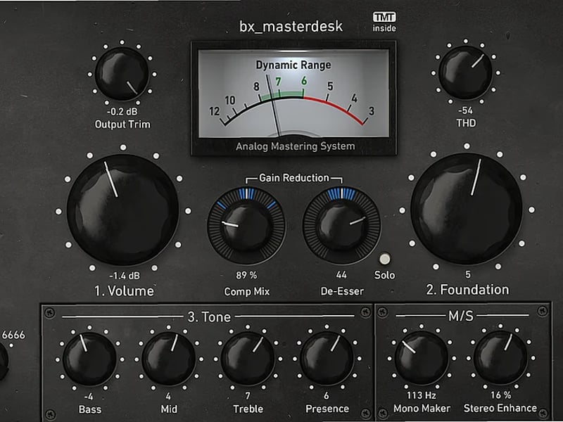 Screenshot of Mastering Brainworx - bx_masterdesk