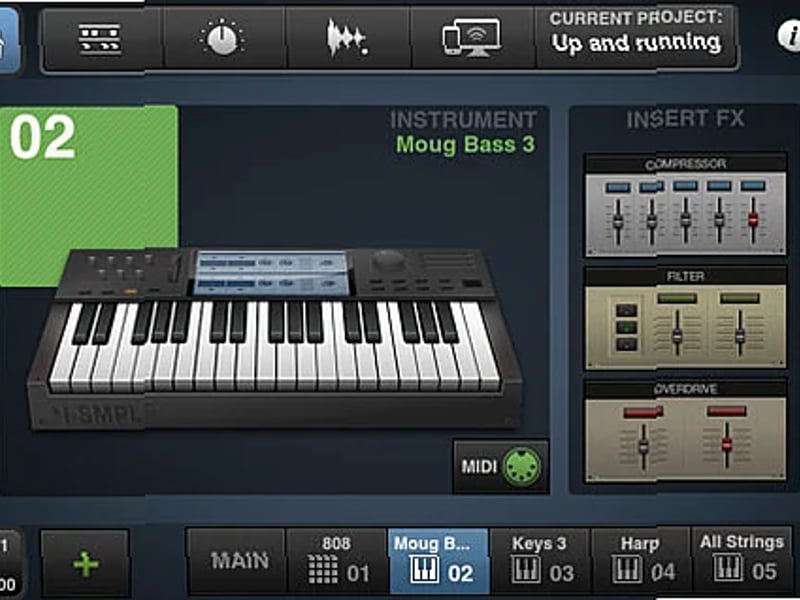 Screenshot of DAW Intua - BeatMaker 2