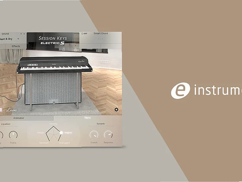 Screenshot of Kontakt e-instruments - SESSION KEYS ELECTRIC S