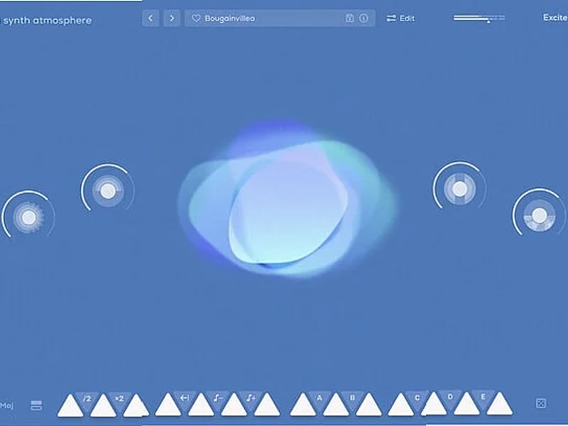 Screenshot of Synthesizer Excite Audio - Bloom Synth Atmosphere