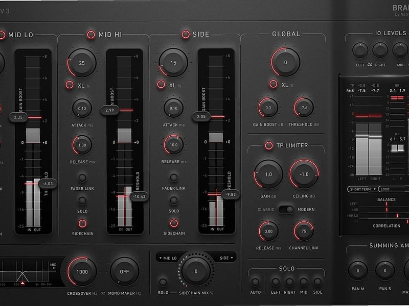 Screenshot of Mastering Brainworx - Brainworx bx_XL V3